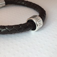 Leather Bolo Bracelet Bead